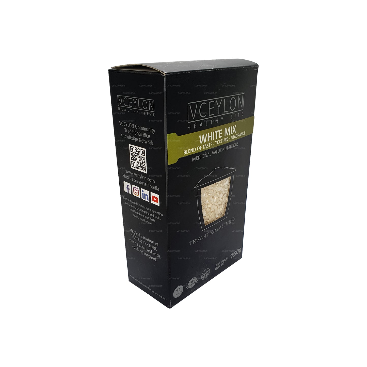 vCeylon White Mix 混合大米（750 克）