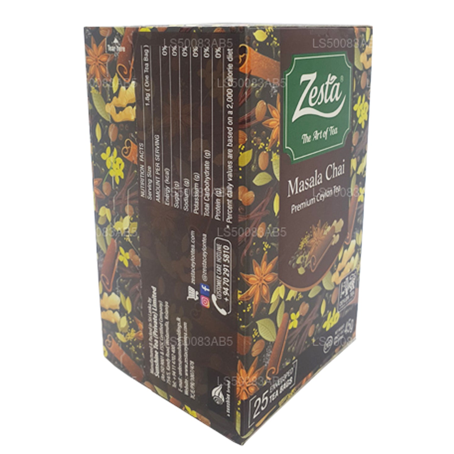 Zesta Masala Chai (45g) 25 个茶包