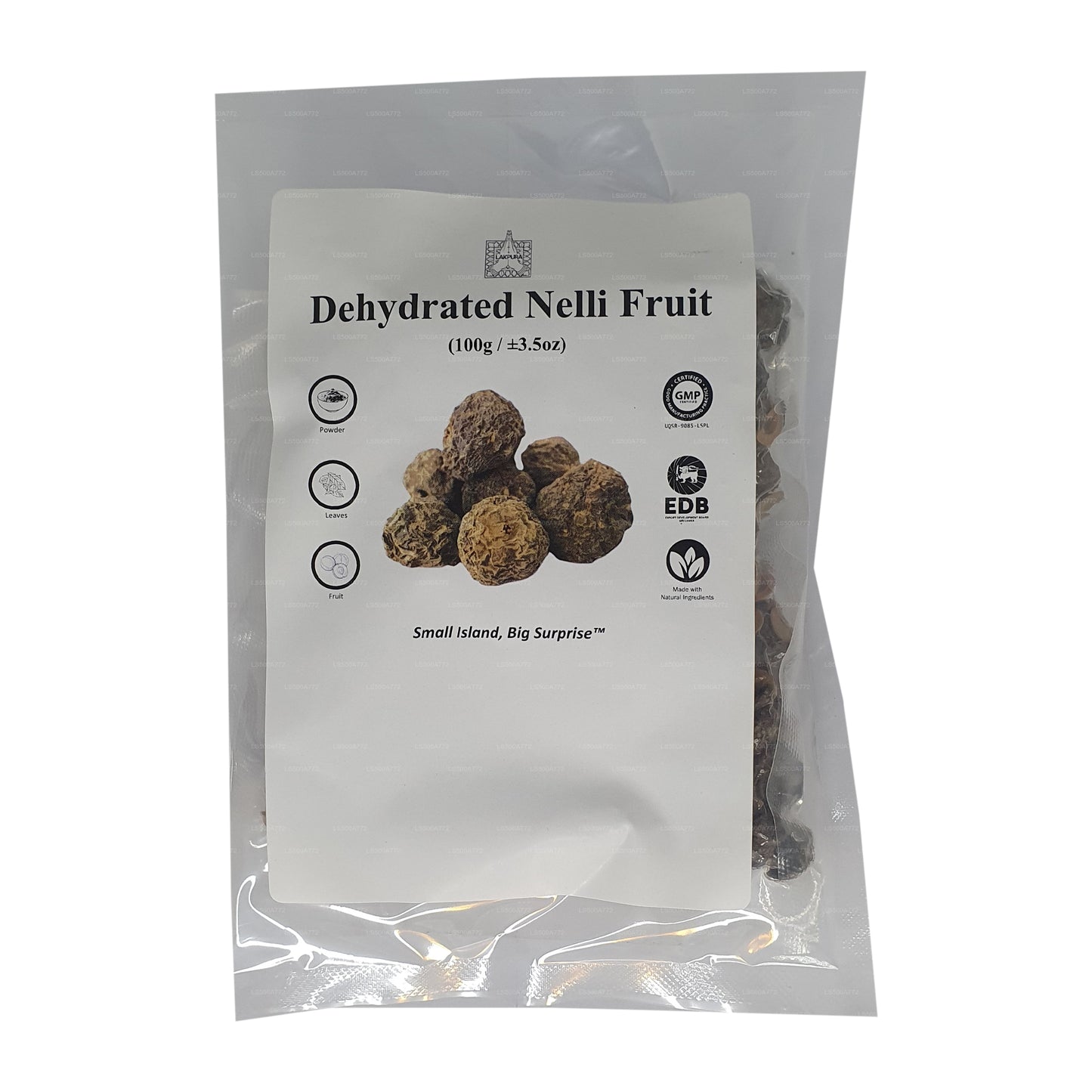 Lakpura 脱水 Nelli（Amla/Phyllanthus emblica）水果