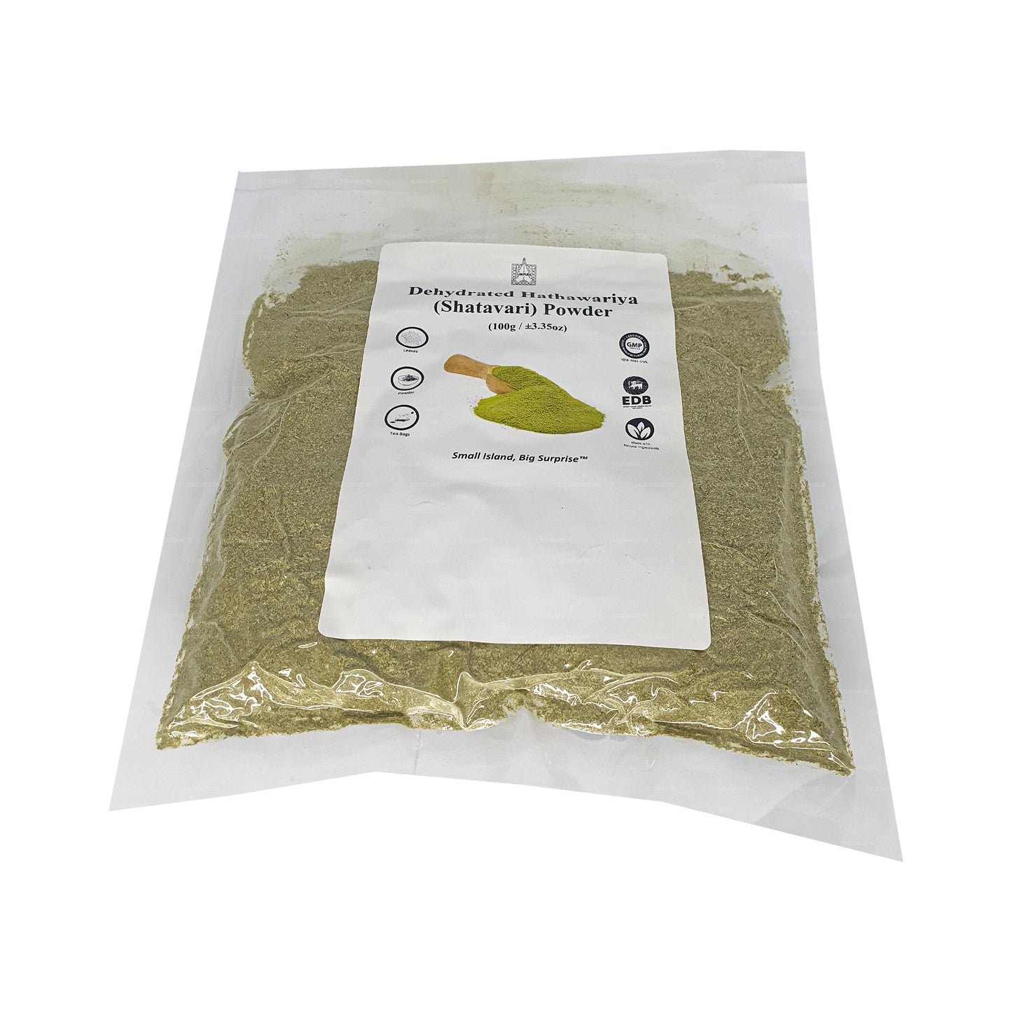 Lakpura 脱水 Hathawariya（Shatavari）粉末（100g）