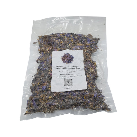 Lakpura 脱水蓝睡莲 (Nymphaea Nouchali) 花