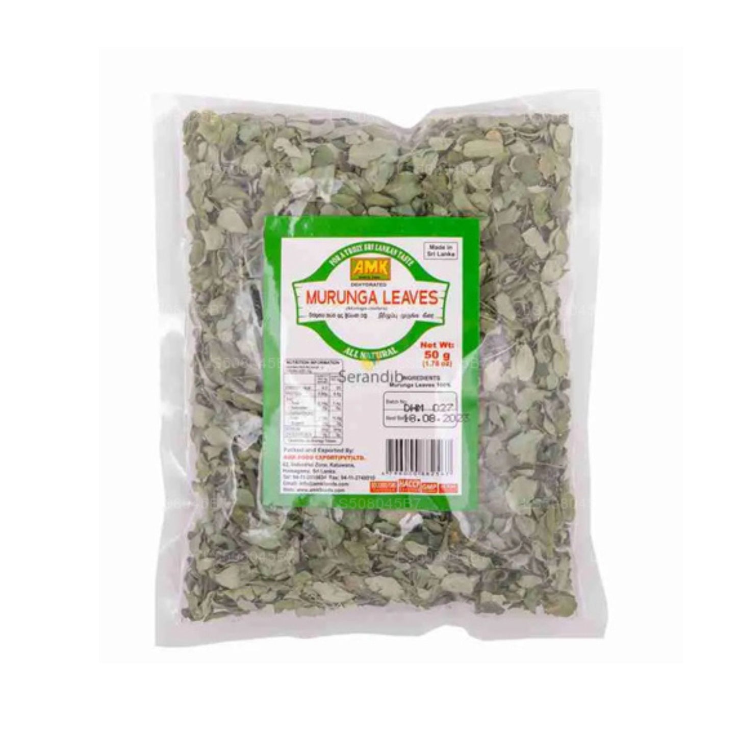 AMK 脱水 Murunga Leaves (50g)