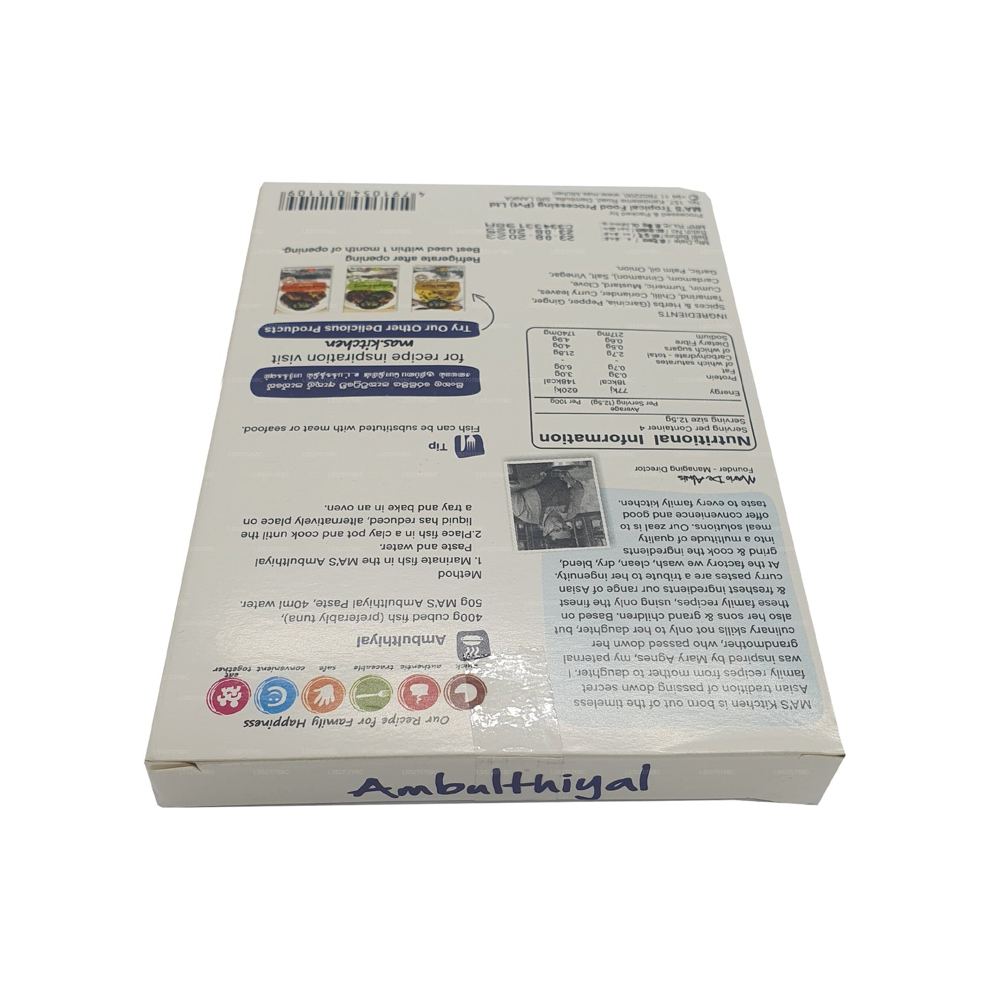 MA's Kitchen Fish mofthyal Pastyal