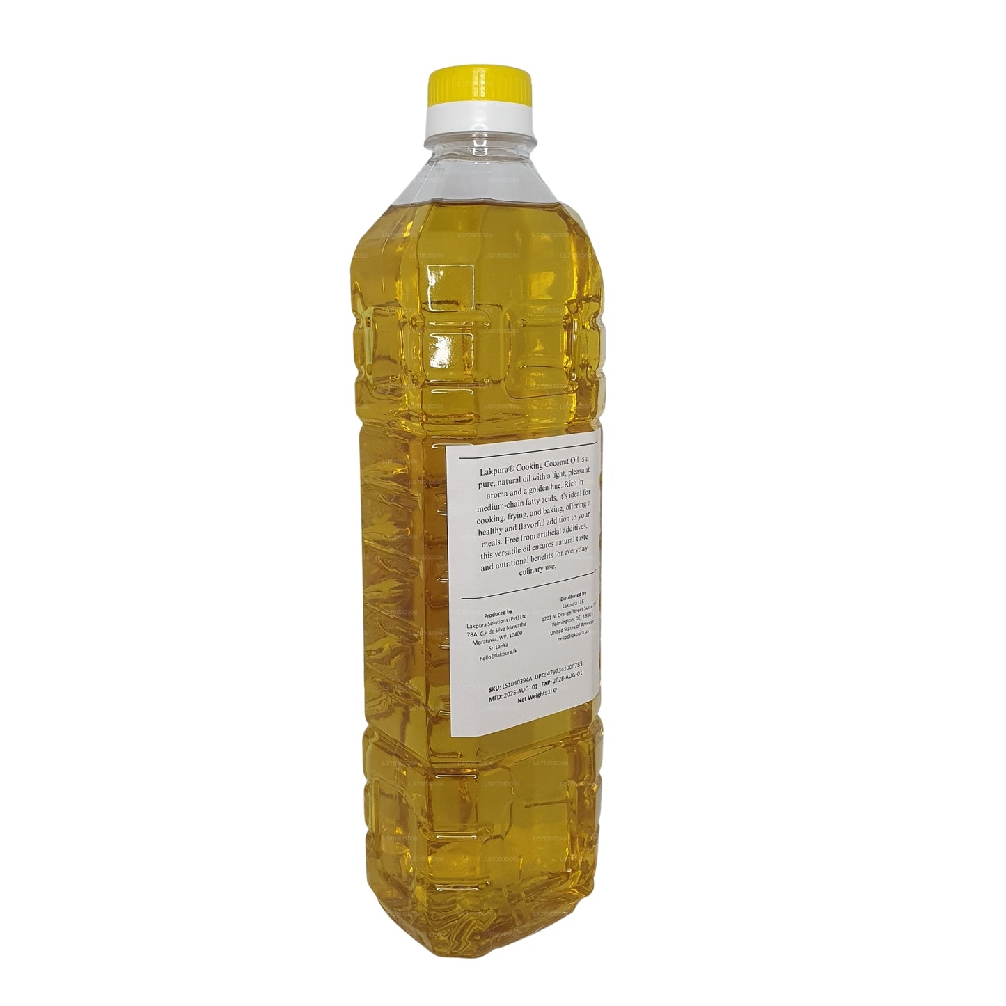 Lakpura 烹饪椰子油 (1L)
