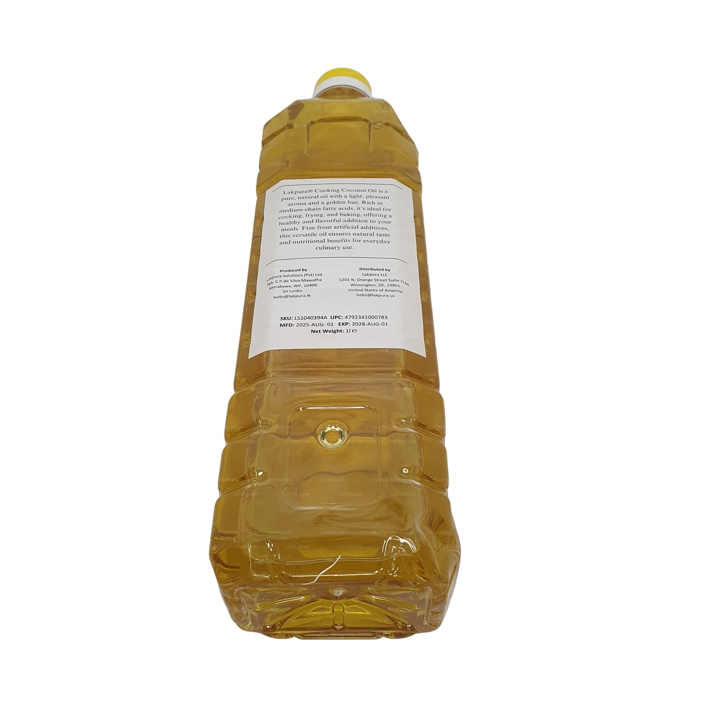 Lakpura 烹饪椰子油 (1L)