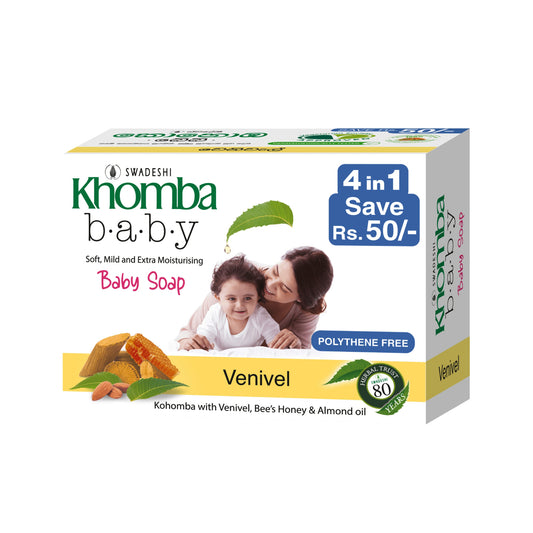 Swadeshi Khomba 婴儿香皂 Venivel 4 合 1 (4x70g)