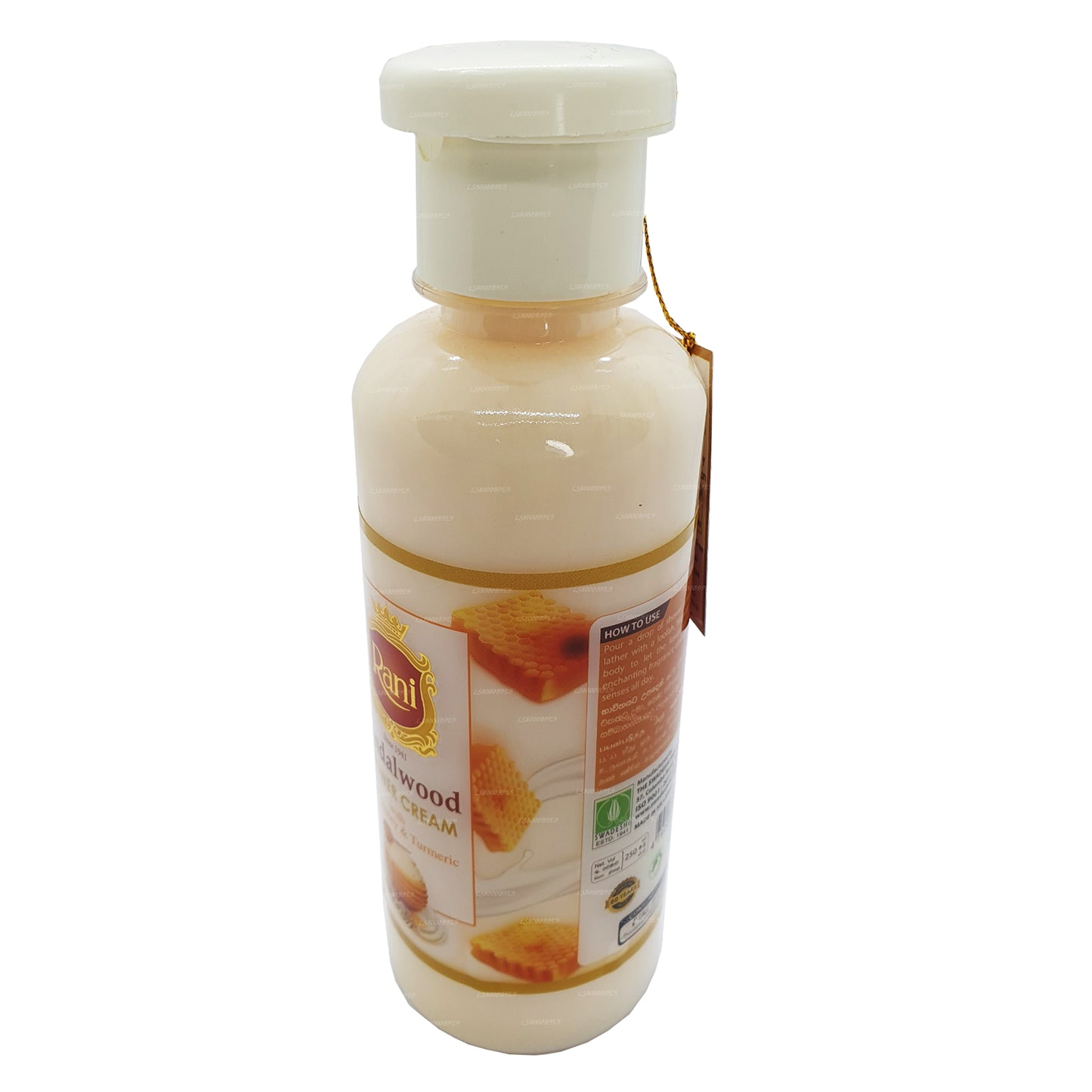 Swadeshi Rani 檀香沐浴霜含牛奶、蜂蜜和姜黄（250 毫升）