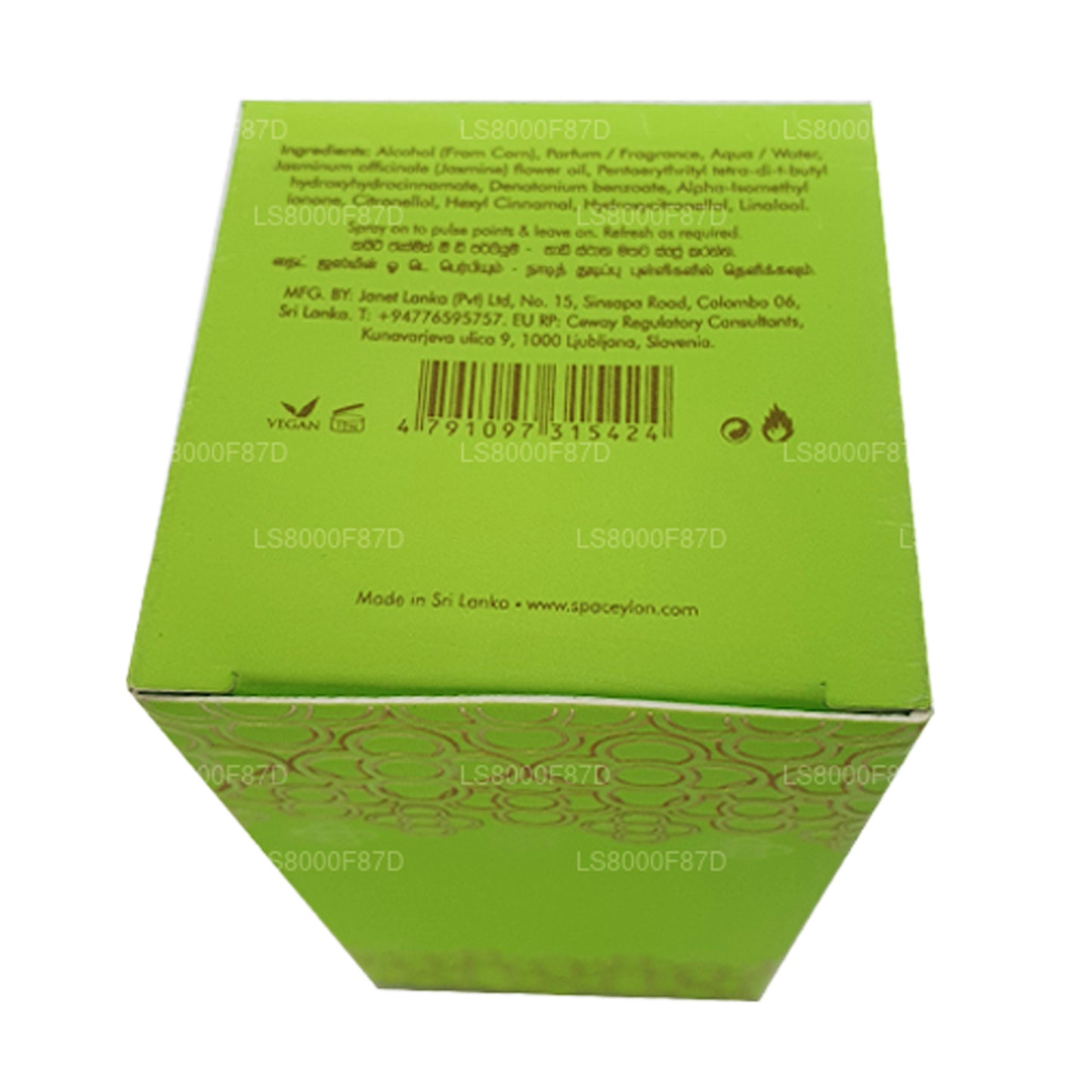 锡兰水疗之夜茉莉淡香水精油混合型 (50ml)