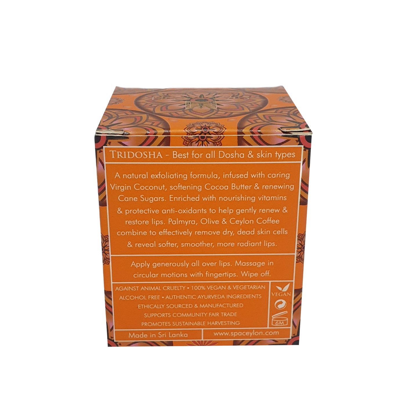 锡兰水疗锡兰咖啡含可可粉-唇部护理磨砂膏 (25g)