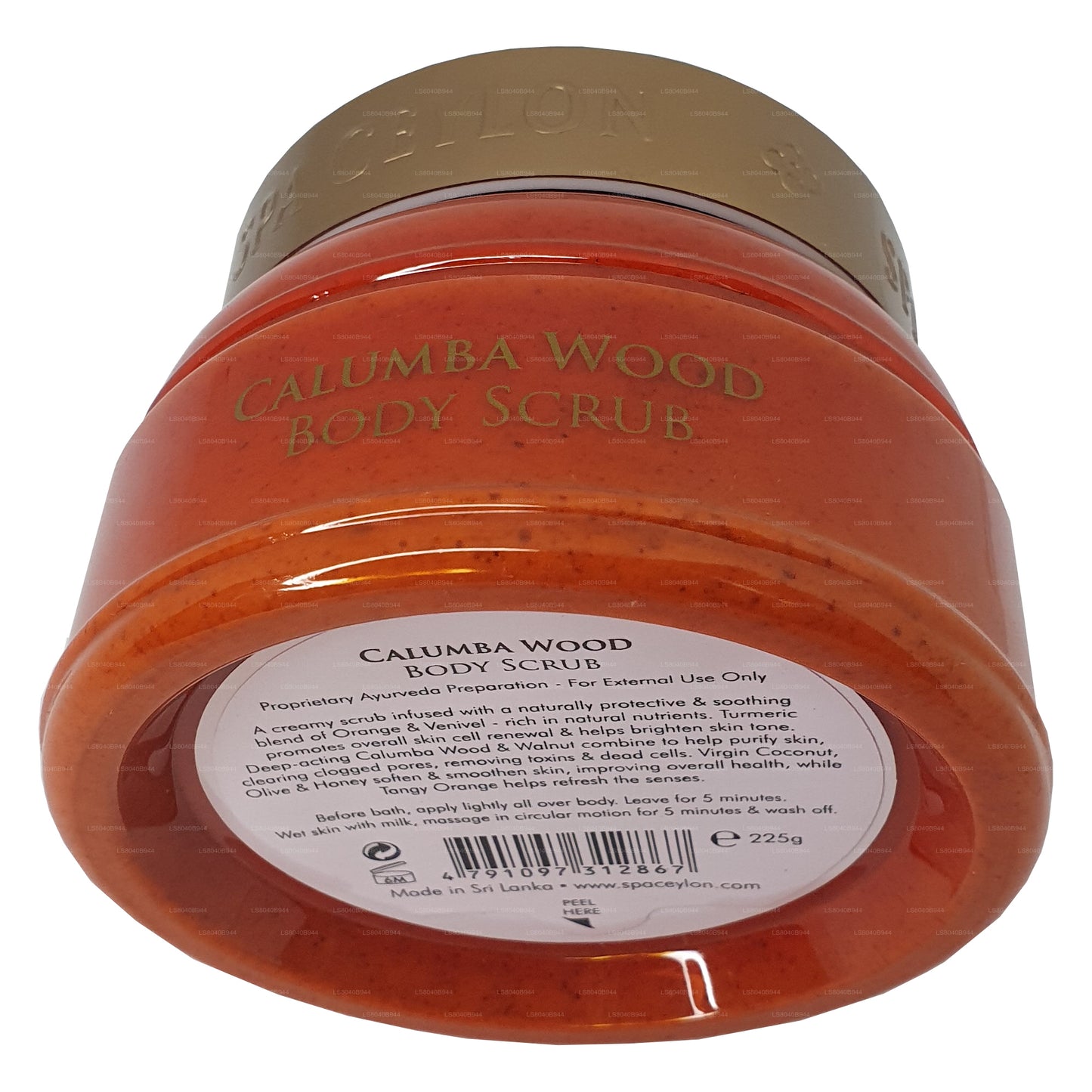 Spa Ceylon Calumba Wood Body Scrub (225g)