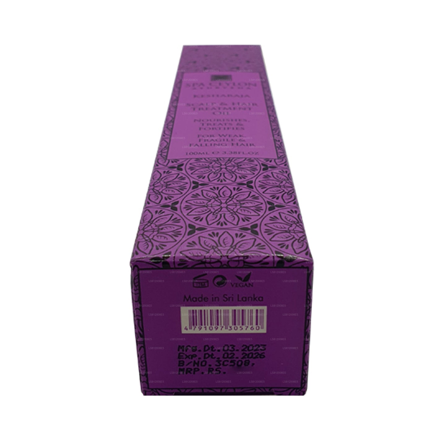 锡兰水疗中心 Kesharaja 头皮和头发护理油 (100 毫升)