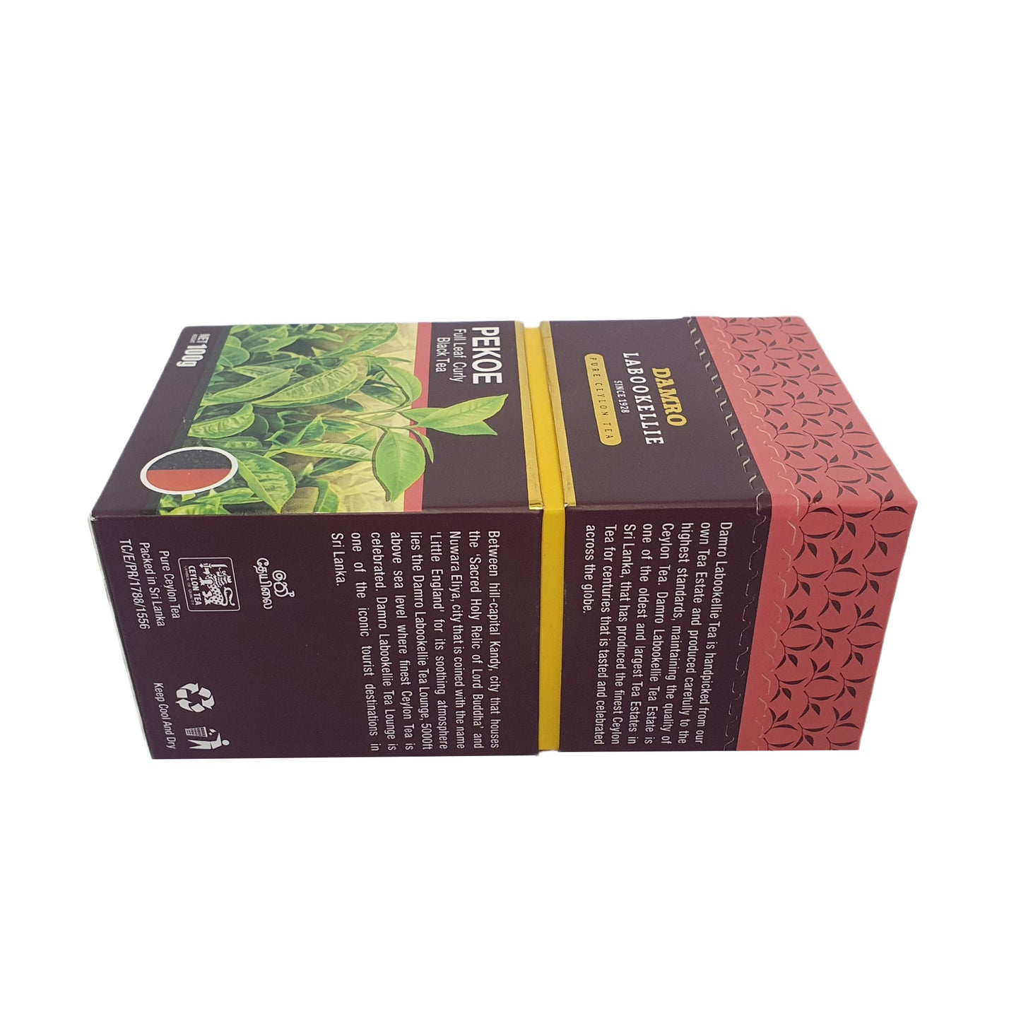 DG Labookellie PEKOE Full Leaf Curly Black Tea (100g)