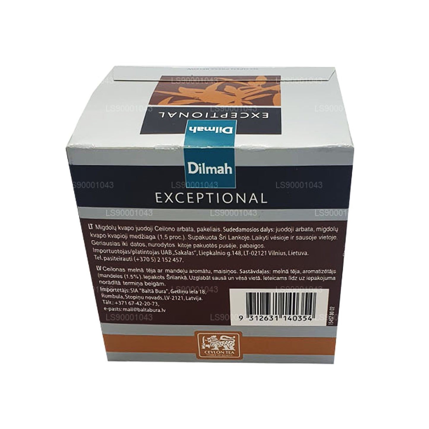 Dilmah 卓越的意大利杏仁真叶茶 (40g) 20 个茶包