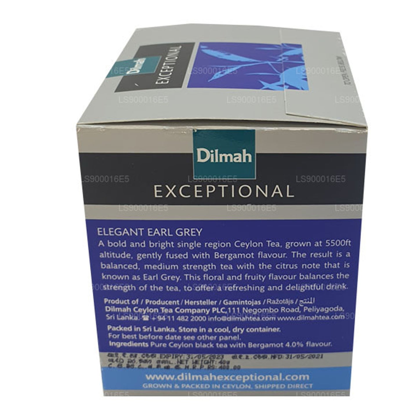 Dilmah 卓越优雅伯爵茶真叶茶 (40g) 20 个茶包