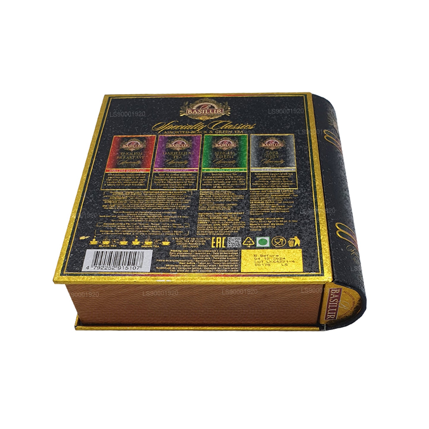 Basilur Tea Book “特色经典锡罐” (60g) Caddy