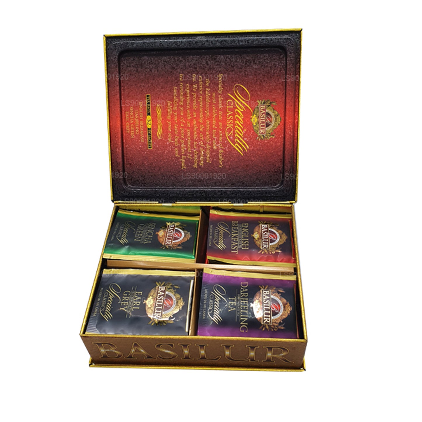 Basilur Tea Book “特色经典锡罐” (60g) Caddy