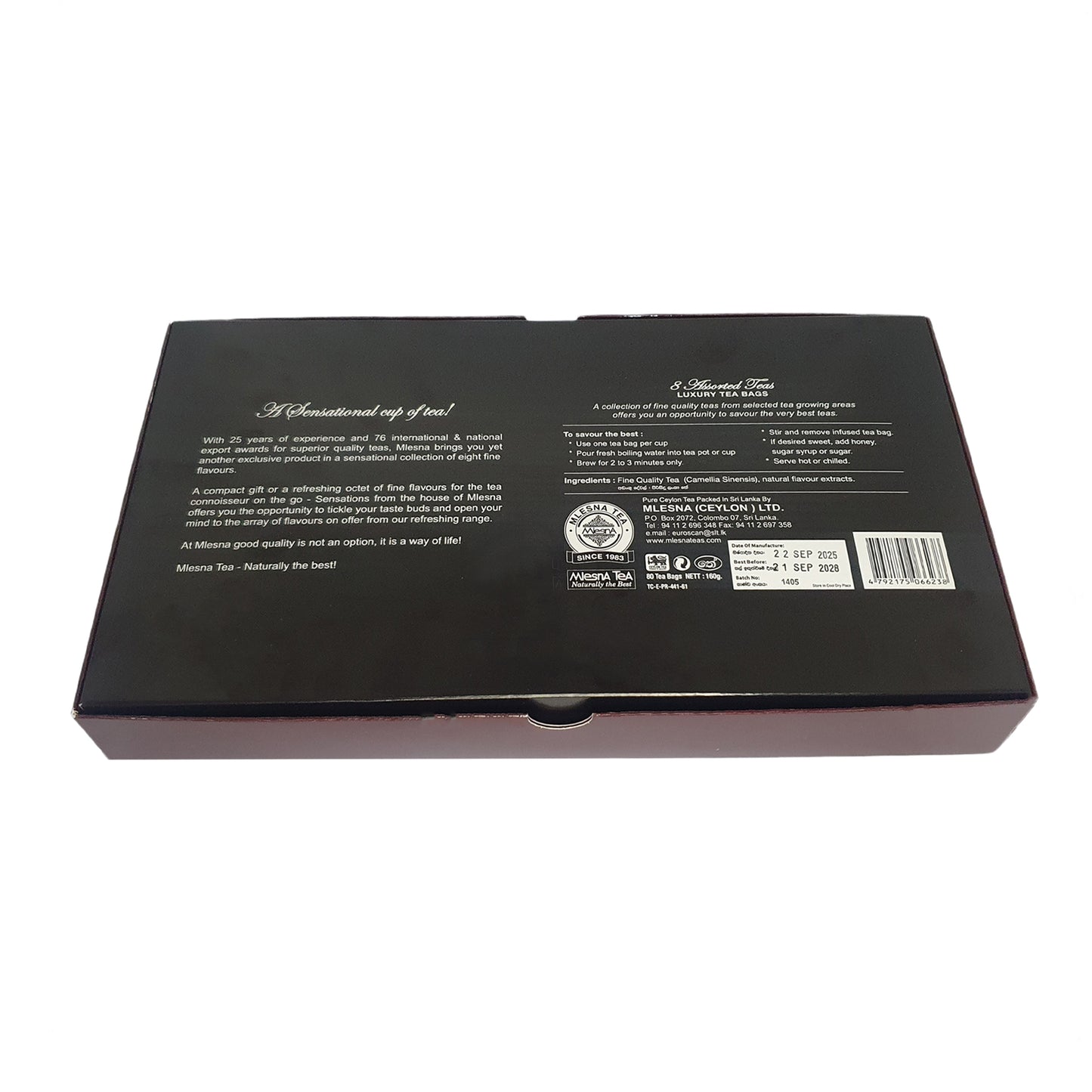 Mlesna Sensations 8 Flavor 各式豪华铝箔茶包 (160 克)