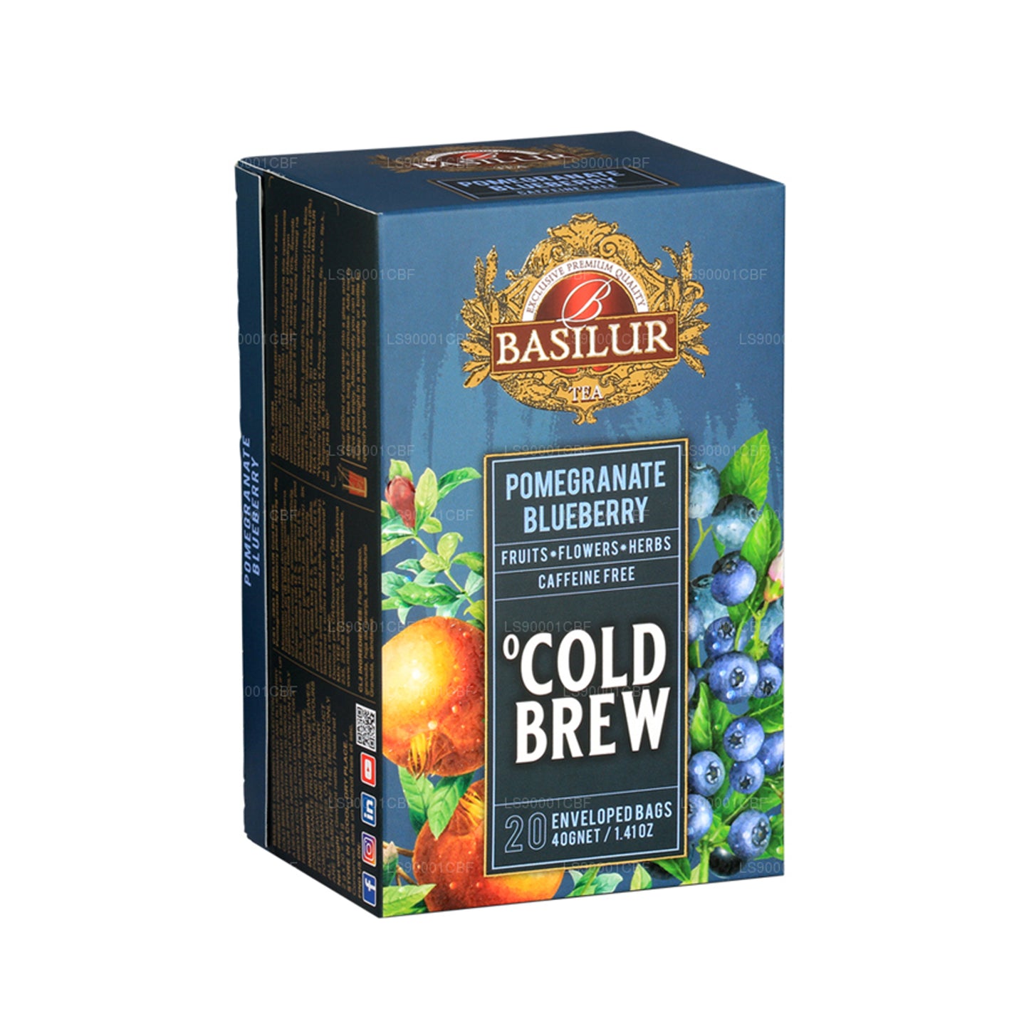 Basilur Cold Brew “石榴蓝莓” (40g) 20 个茶包
