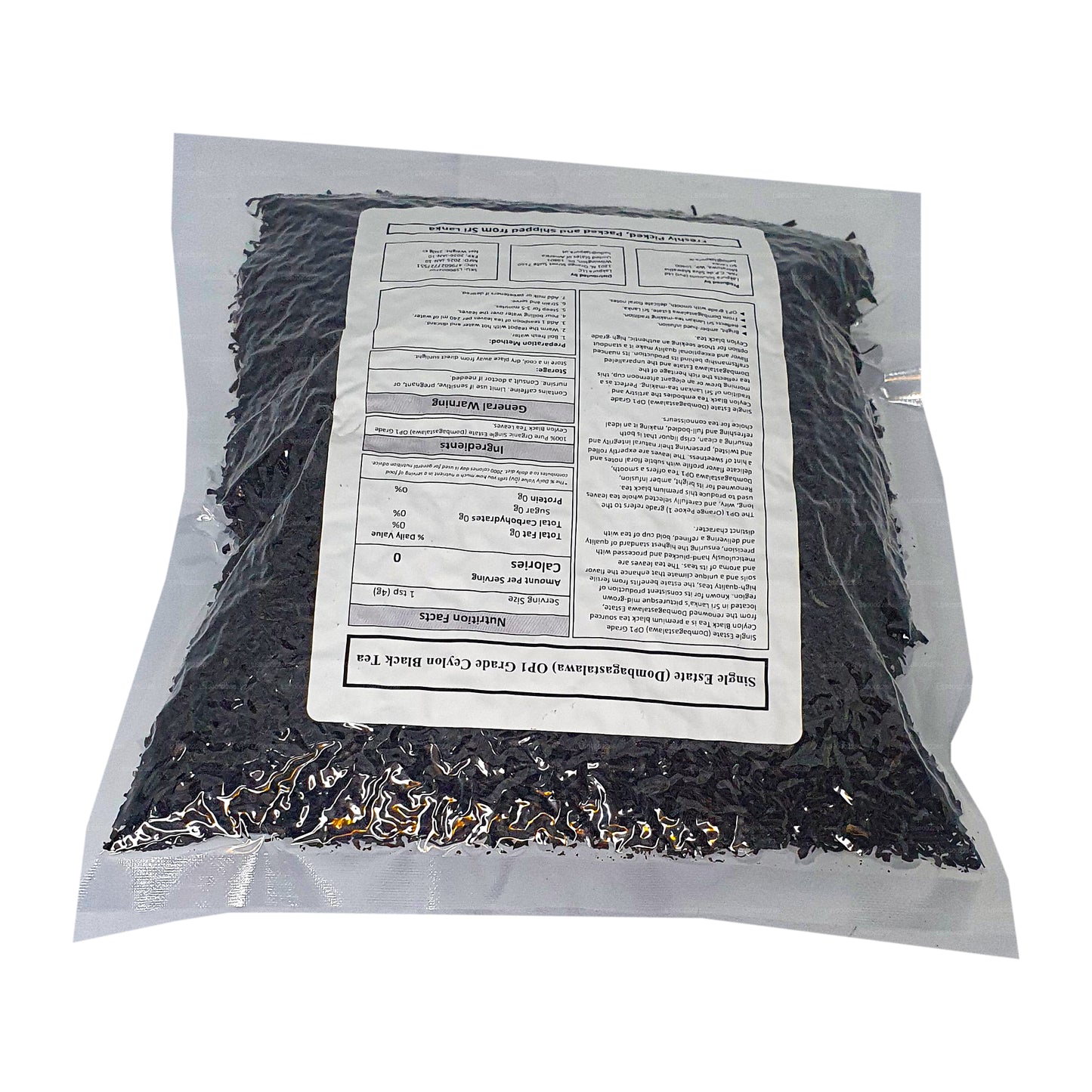 Lakpura Single Estate (Dombagastalawa) OP1 Grade Ceylon Black Tea Pack