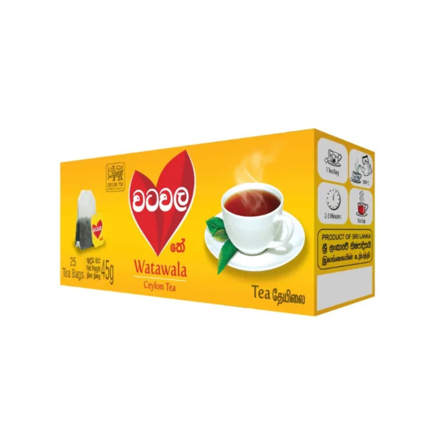 瓦塔瓦拉纯正锡兰红茶包