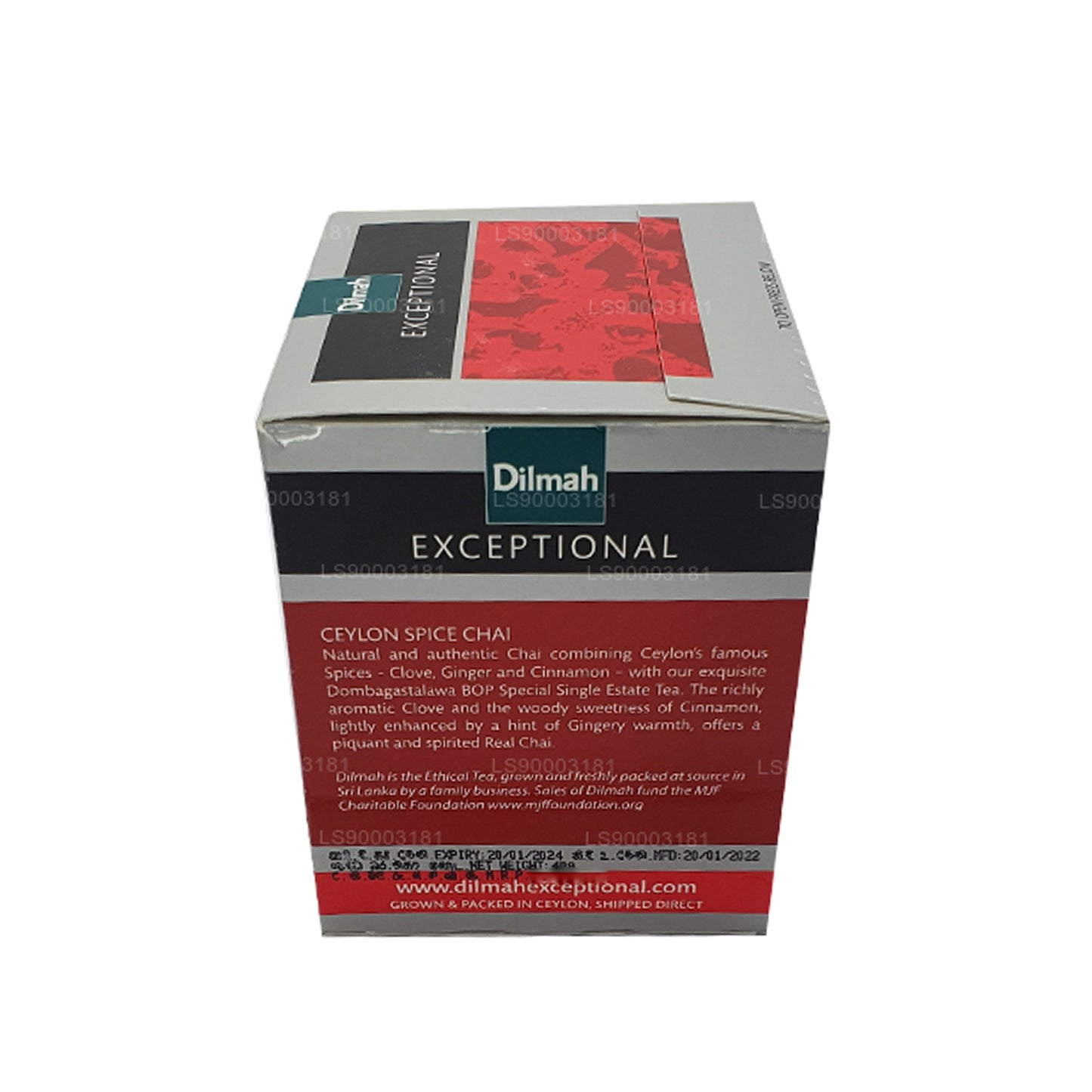 Dilmah 卓越锡兰 Spice Chai (40g) 20 个茶包
