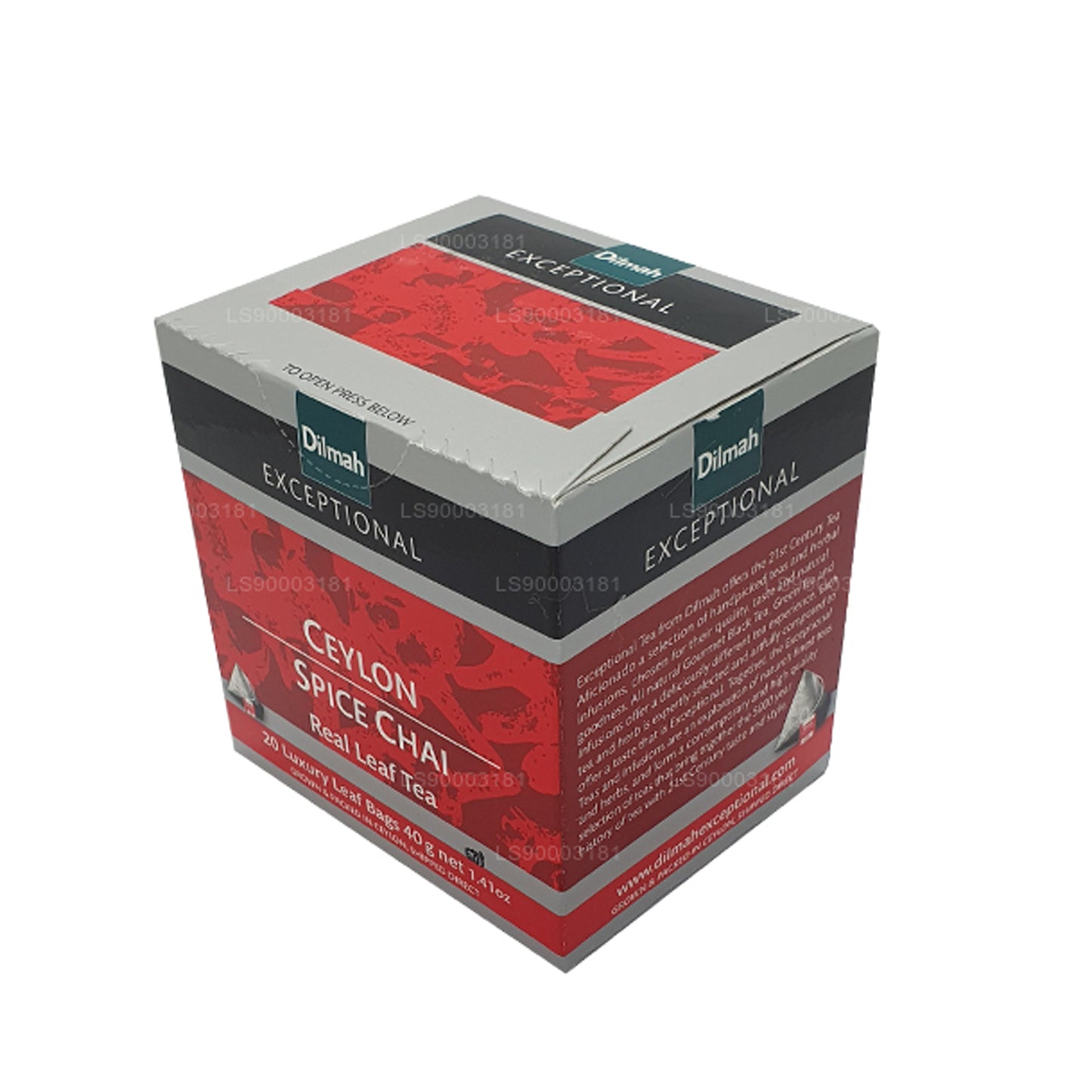 Dilmah 卓越锡兰 Spice Chai (40g) 20 个茶包