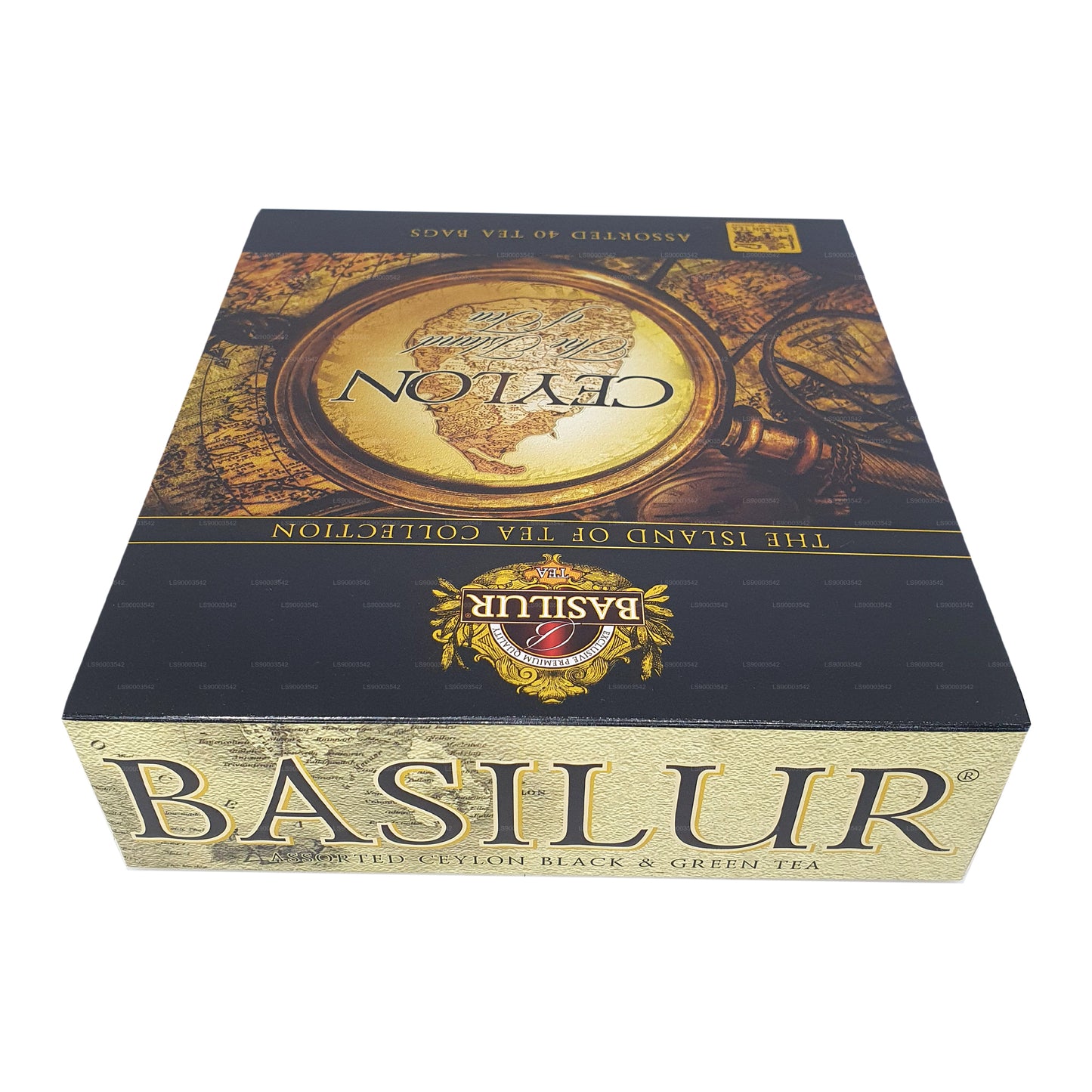Basilur Island of Tea “各种茶之岛” 40 个封装茶包