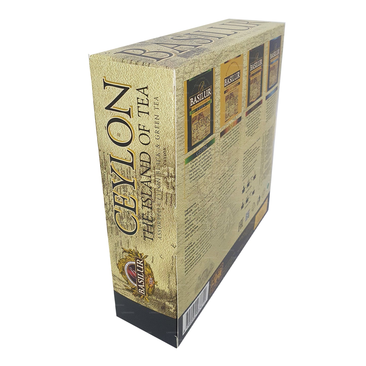 Basilur Island of Tea “各种茶之岛” 40 个封装茶包