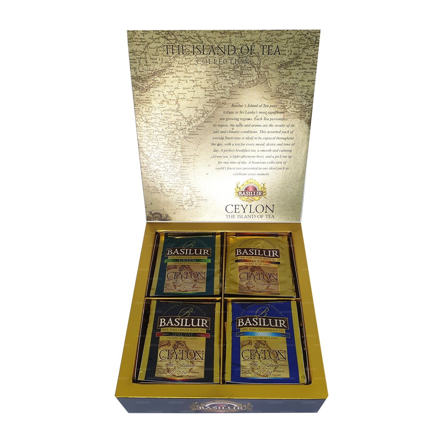 Basilur Island of Tea “各种茶之岛” 40 个封装茶包