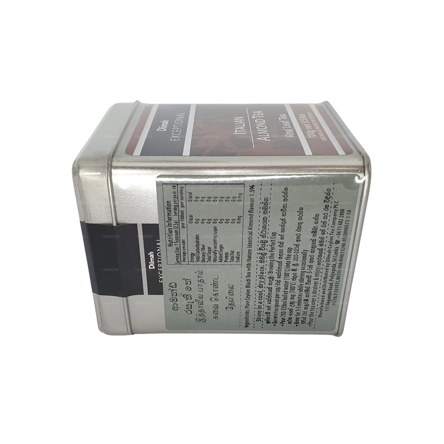 Dilmah 卓越的意大利杏仁茶 (100g) 锡罐