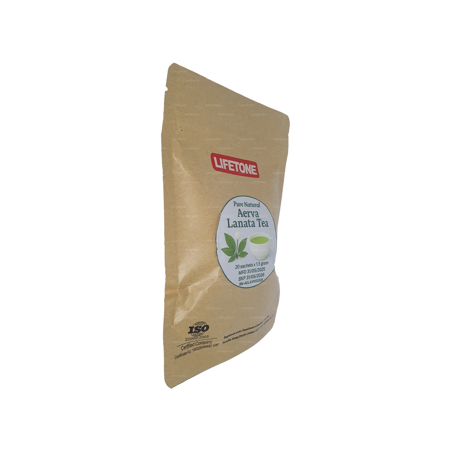 Lifetone（Polpala、Mountain Knotgrass）Aerva Lanata（30g）20 个茶包
