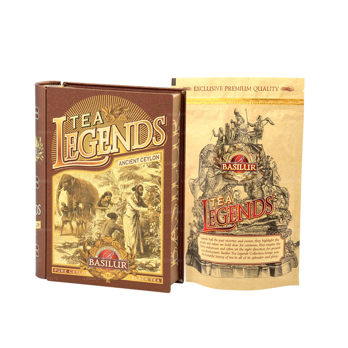 Basilur Tea Book “Tea Legends 远古锡兰” (100g) Caddy