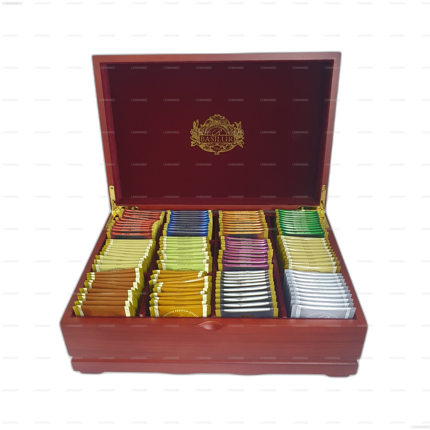 Basilur 高级礼品什锦木盒装（235克）120个茶包