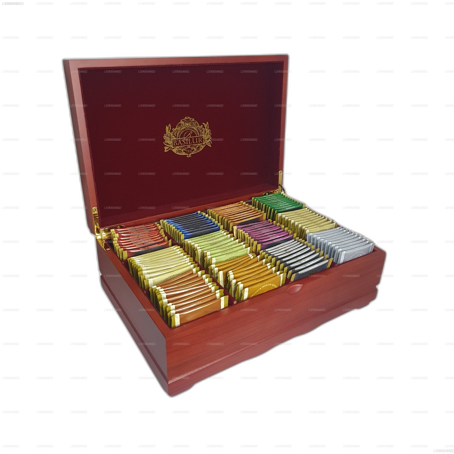 Basilur 高级礼品什锦木盒装（235克）120个茶包