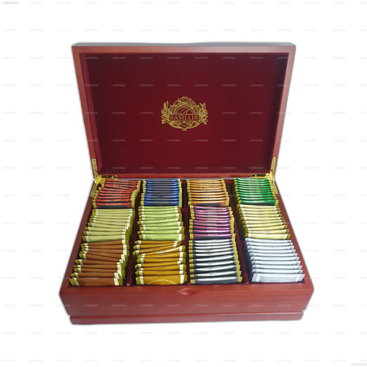Basilur 高级礼品什锦木盒装（235克）120个茶包