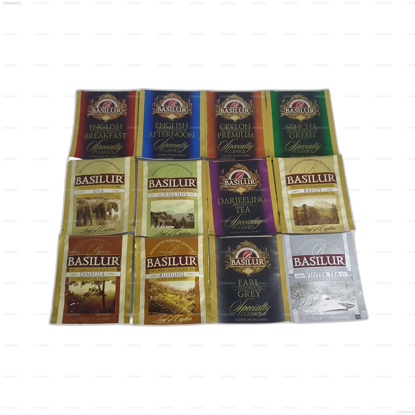 Basilur 高级礼品什锦木盒装（235克）120个茶包