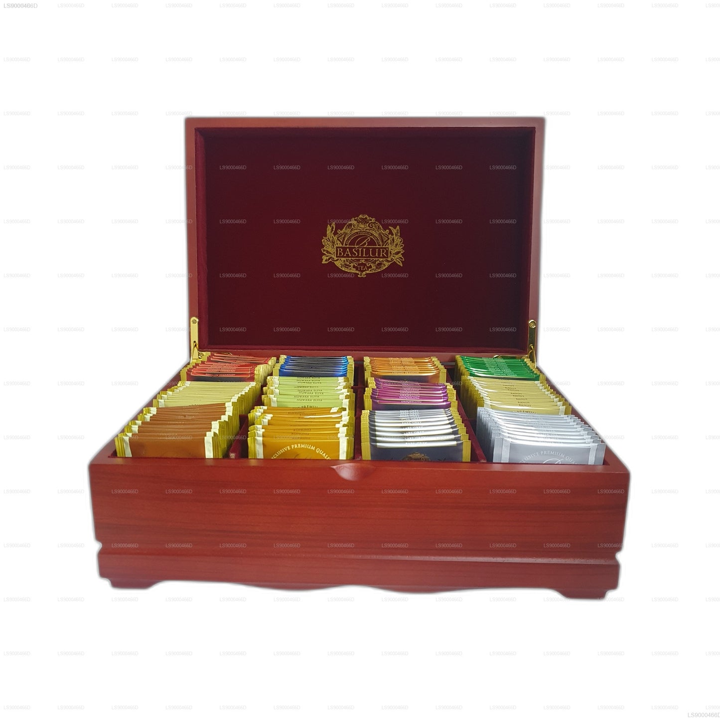 Basilur 高级礼品什锦木盒装（235克）120个茶包