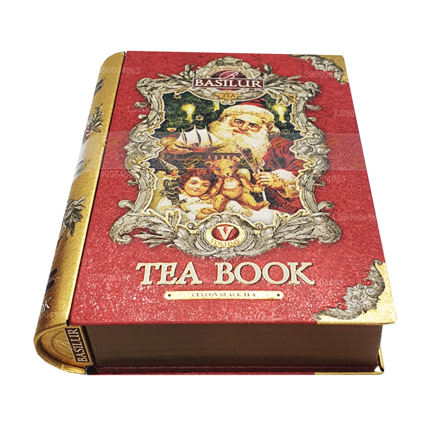 Basilur Festival “Tea Book Volume V-红色” (100g) Caddy