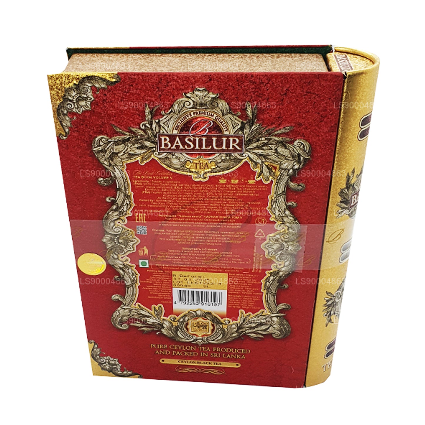 Basilur Festival “Tea Book Volume V-红色” (100g) Caddy