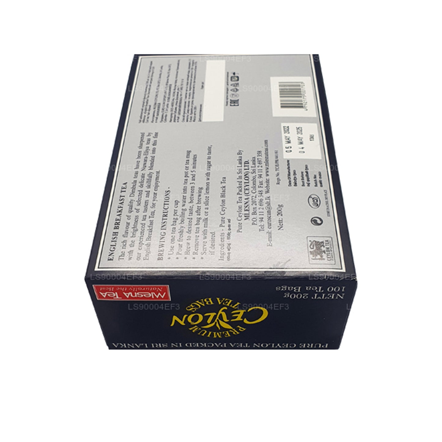 Mlesna 英式早餐茶 (200 克) 100 茶包