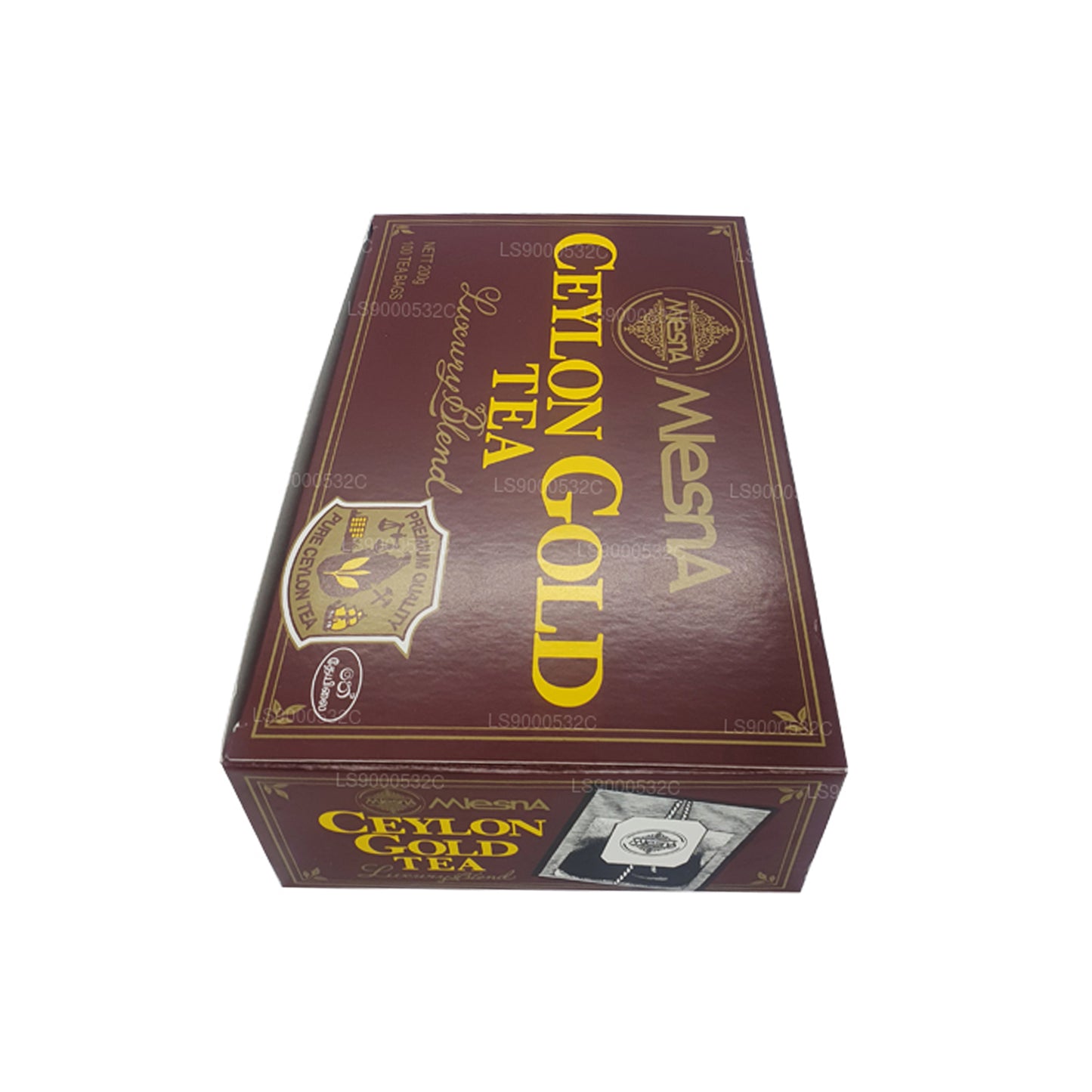mlesna Tea Ceylon Gold 100 茶包 (200 g) String and Tag