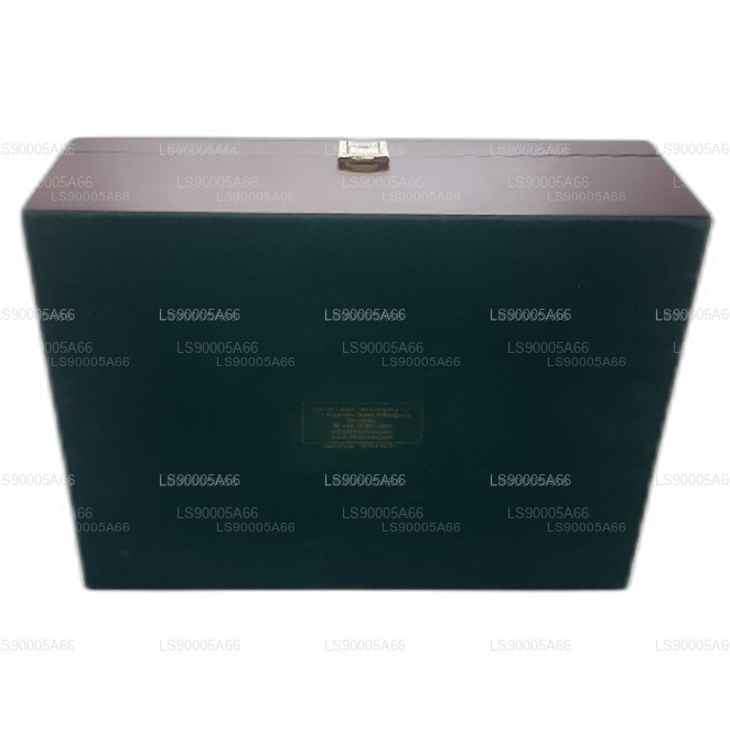 带盖的 Dilmah 豪华木材展示架（12 个品种）
