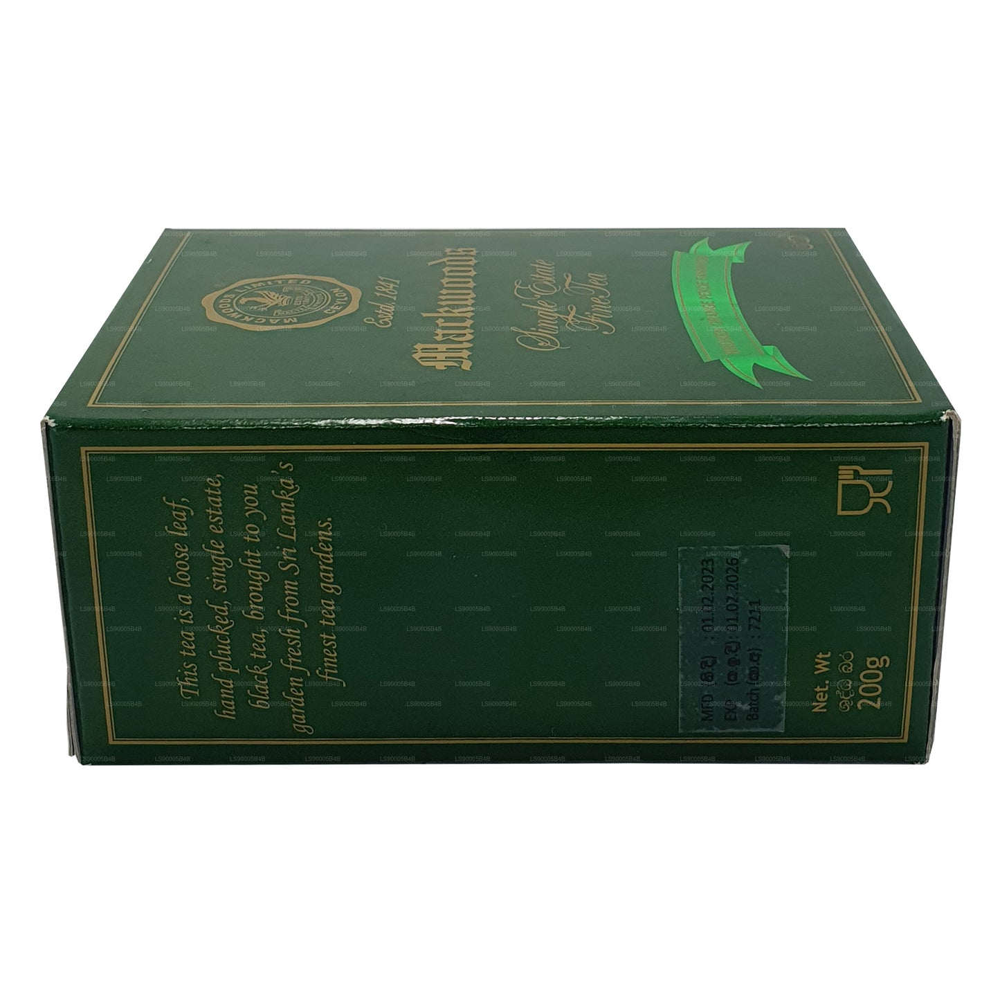 Mackwoods Single Estate Broken Orange Pekoe Fannings (BOPF) 活页锡兰红茶（200 克）