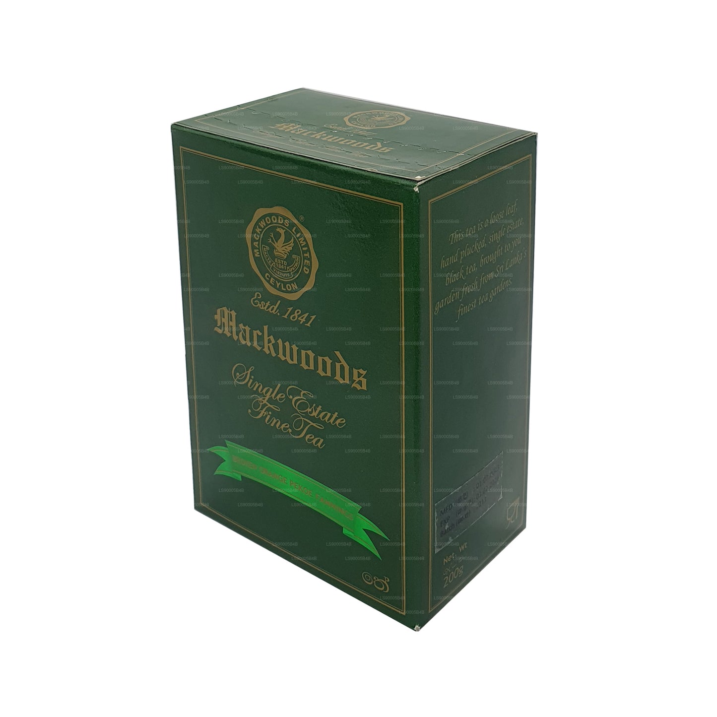 Mackwoods Single Estate Broken Orange Pekoe Fannings (BOPF) 活页锡兰红茶（200 克）