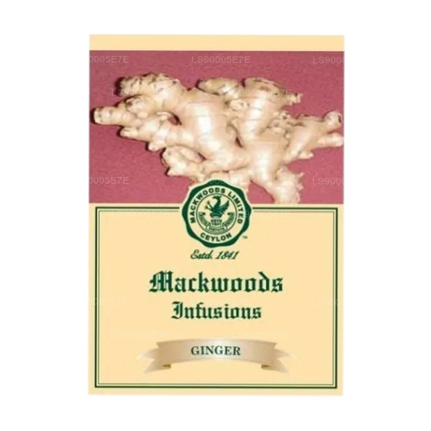 Mackwoods Ginger Herbal Infusion 25 Enveloped Bags (50g)