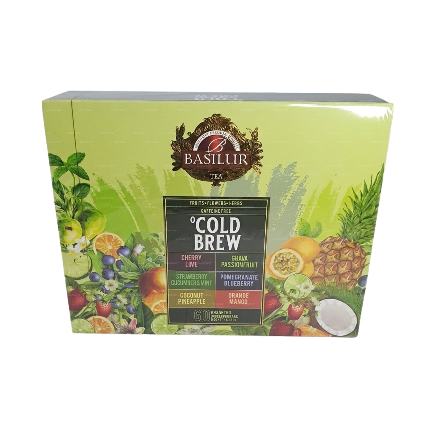 BASILUR COLD BREW- TEA BAG -  FOIL ENV - ASSORTED 60E (120g)