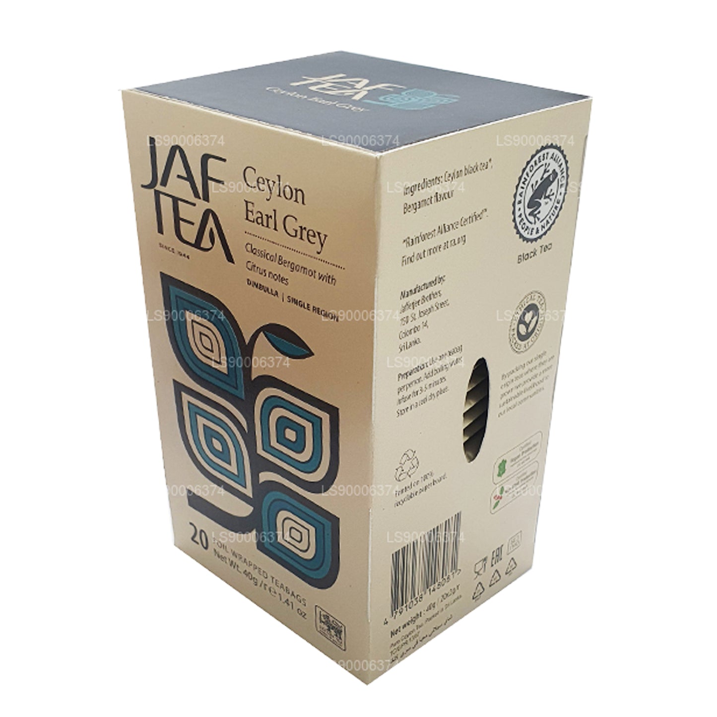 Jaf Tea 锡兰伯爵茶 (40g) 20 个茶包