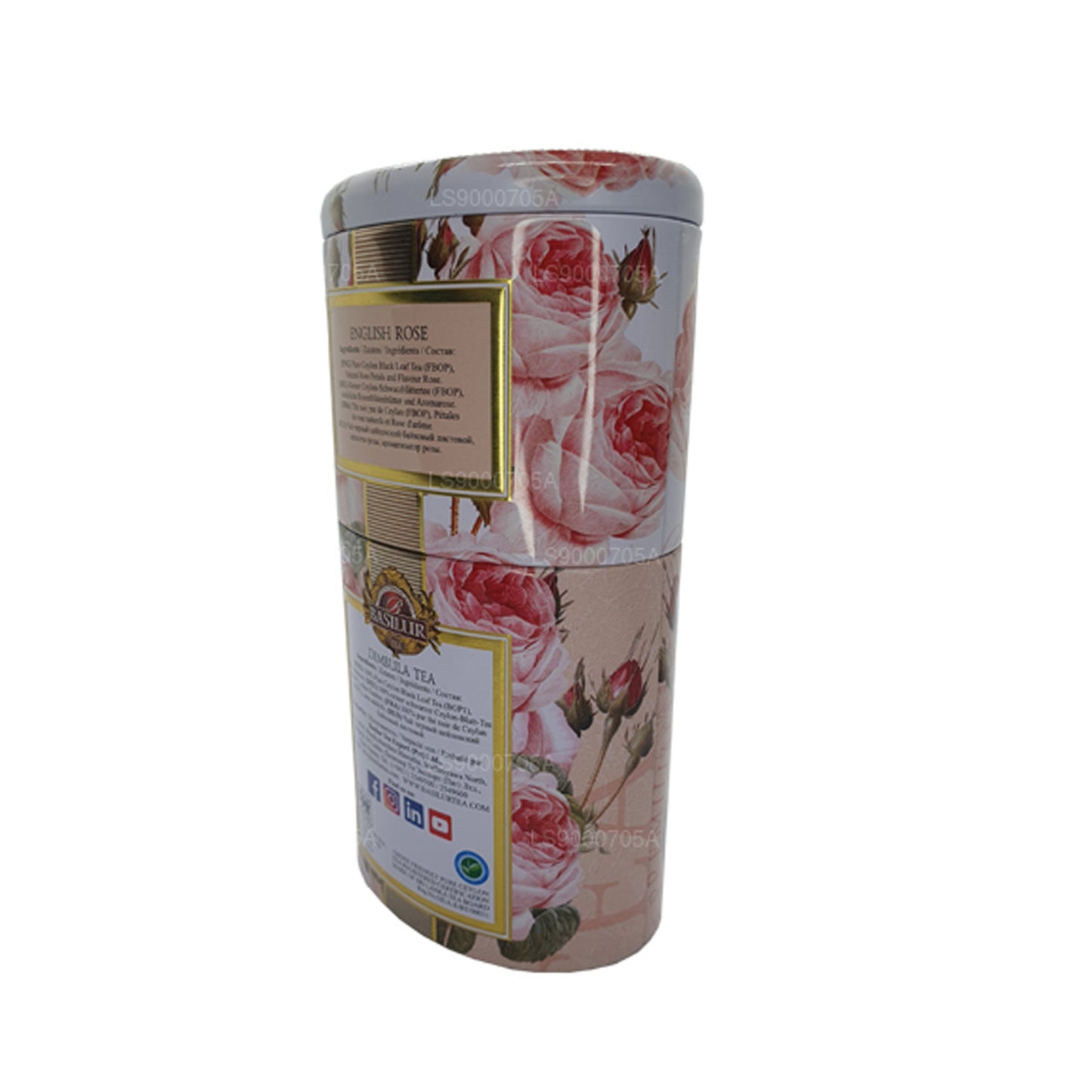 Basilur Fruits and Flowers “英国玫瑰” Dimbula (100g) caddy
