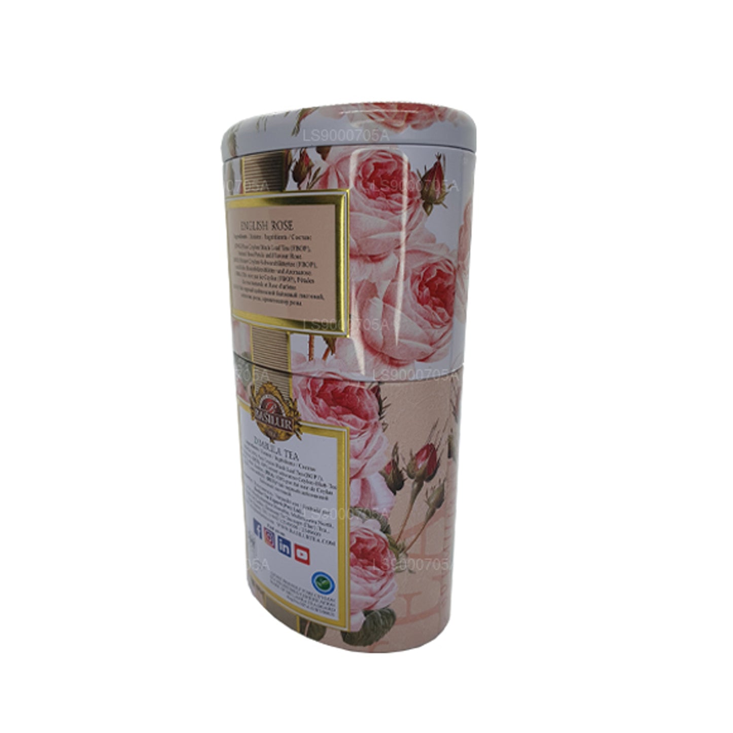 Basilur Fruits and Flowers “英国玫瑰” Dimbula (100g) caddy