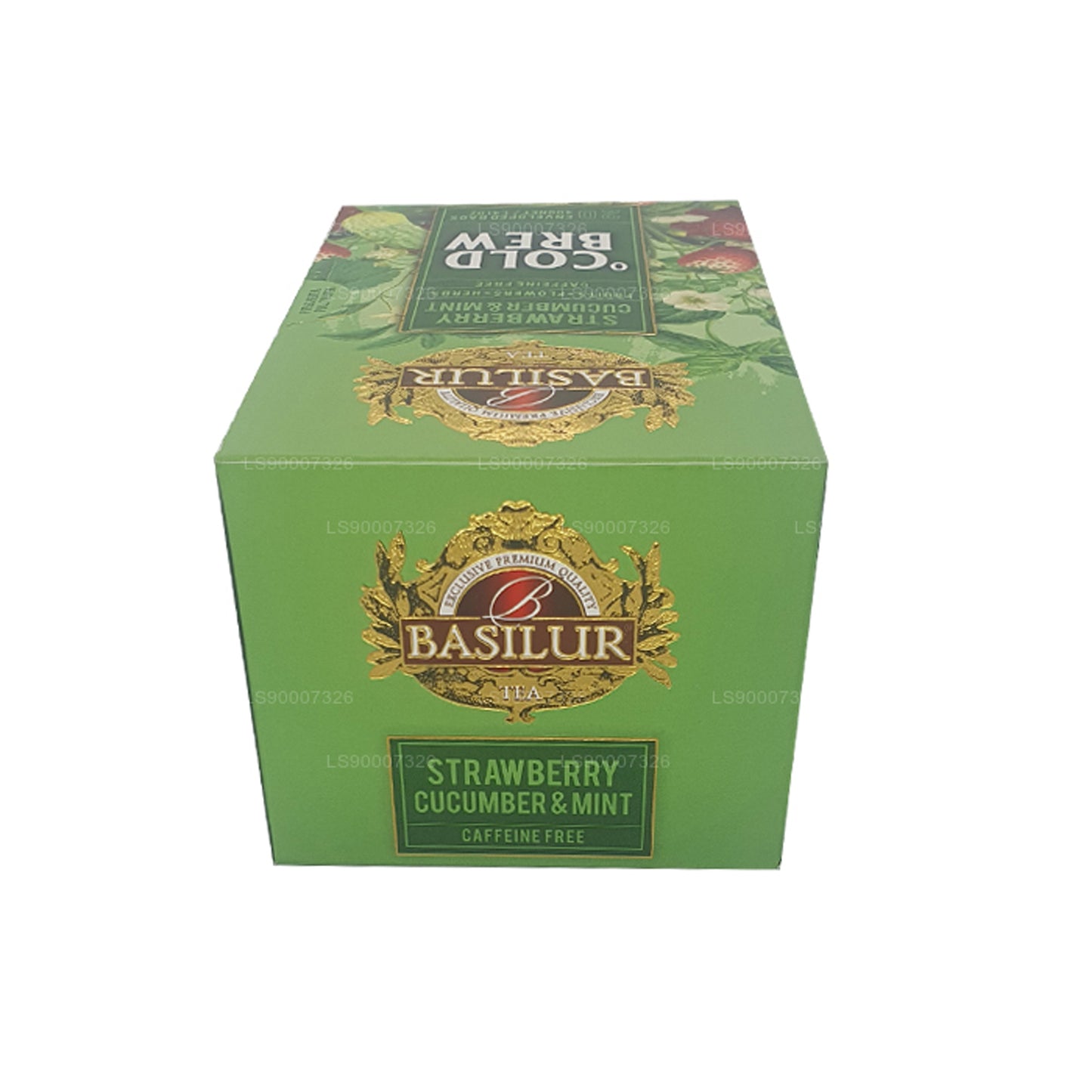 Basilur Cold Brew “草莓黄瓜和薄荷”（40 克）盒装